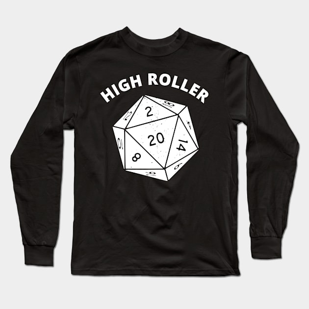 High Roller Long Sleeve T-Shirt by Oolong